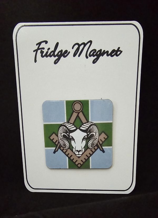 Merlin Chapter Square Fridge Magnet